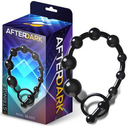 LateToBed Afterdark Stringer Πρωκτικές Μπίλιες 30cm Μαύρες AD-596