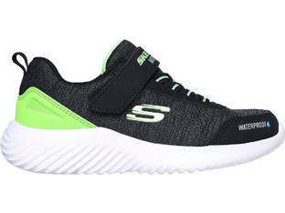 Skechers Bounder Dripper Drop Παιδικά Sneakers Μαύρα Lime 403739L-BKLM