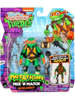 Playmates Toys Teenage Mutant Ninja Turtles Mayhem Mix 'N Match Michelangelo Φιγούρα Δράσης για 4+ Ετών 12cm