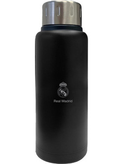 Safta Real Madrid Παιδικό Παγούρι Θερμός Ανοξείδωτο Μαύρο 500ml