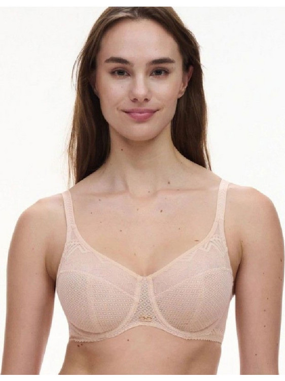 Chantelle Σουτιέν Balconette με Ελαφριά Ενίσχυση με Μπανέλα Μπεζ C13XMU