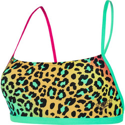 Speedo Αθλητικό Bikini Top Μπουστάκι Animal Print Κίτρινο Πράσινο 8-11727D771-D771