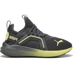 Puma Enzo 5 Παιδικά Αθλητικά Παπούτσια για Τρέξιμο Μαύρα Lime 401511-08