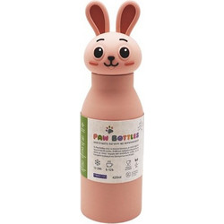 Metron Art Paw Bottles Bunny Παιδικό Παγούρι Θερμός Ανοξείδωτο Ροζ 420ml