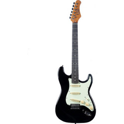 Eko Guitars ST300 Ηλεκτρική Κιθάρα ST Style με Μαγνήτες SSS Black