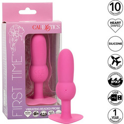 CalExotics First Time Triple Beaded Probe Πρωκτικός Δονητής Ασύρματος 10.7cm Ροζ D-241414