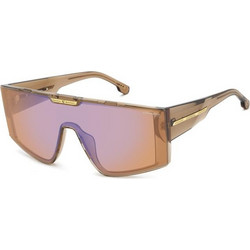 Carrera CA18/S 12J/DP99 Γυναικεία Γυαλιά Ηλίου Μάσκα Κοκάλινα Καφέ με Ροζ Φακό