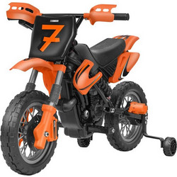 Globo MotoCross Ηλεκτροκίνητο Παιδικό Μηχανάκι 12V Πορτοκαλί 42920