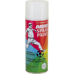 Abro Σπρέι Βαφής Λευκό Gloss 400ml SPP-016-CH-WHT