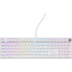 Genesis Thor 404 Μηχανικό Gaming Πληκτρολόγιο με Outemu Peach Silent V3 Διακόπτες RGB White