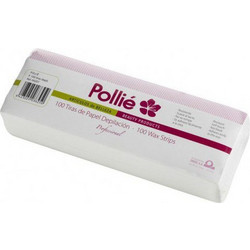 Pollie Ταινίες Αποτρίχωσης για Κερί 20cm 100τμχ