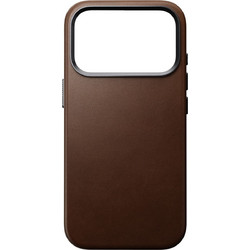 Nomad Traditional Leather Back Cover Brown (iPhone 17 Pro)