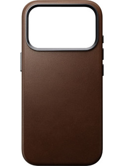 Nomad Traditional Leather Back Cover Brown (iPhone 17 Pro)
