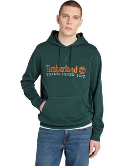 Timberland Established 1973 Ανδρικό Φούτερ με Κουκούλα & Τσέπες Κυπαρισσί TB0A5MX8317