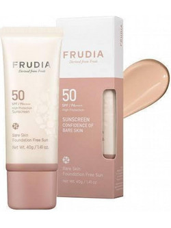 Frudia Bare Skin Cream Foundation SPF50 40gr