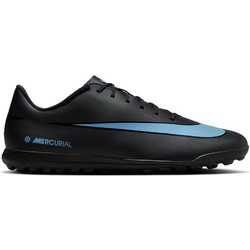 Nike Mercurial Vapor 16 Club TF FQ8446-001 Ποδοσφαιρικά Παπούτσια με Σχάρα Μαύρα Γαλάζια