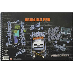 Graffiti Minecraft Μπλοκ Ζωγραφικής A4 30 Φύλλων 25818
