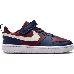 Nike Court Borough Παιδικά Sneakers Navy Μπλε Μπορντό DV5457-602