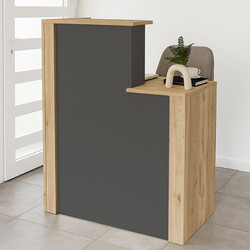 Megapap Enter Γραφείο Reception Ξύλινο 86.9x40x110.3cm GP042-0346,1