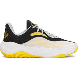 Under Armour Curry Splash 25 Ανδρικά Αθλητικά Παπούτσια για Μπάσκετ Λευκά Μαύρα 3028459-004