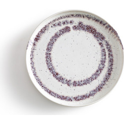 LA Redoute Traba Μωβ Πιάτα Γλυκού Κεραμικά 22cm 4τμχ 3614855327686