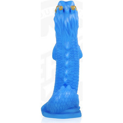 Epic Naga Celestial Dragon Dildo με Βεντούζα & Όρχεις 23cm Μπλε