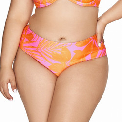 Ava Ψηλόμεσο Bikini Slip Ροζ Πορτοκαλί SF215/5