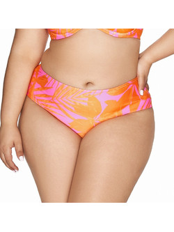 Ava Ψηλόμεσο Bikini Slip Ροζ Πορτοκαλί SF215/5