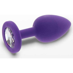 ToyJoy Booty Jewel Small Πρωκτική Σφήνα Diamond Plug 7cm Μωβ