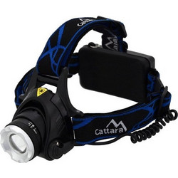Cattara CREE XM-L T6 Επαναφορτιζόμενος Φακός Κεφαλής Εργασίας 570lm