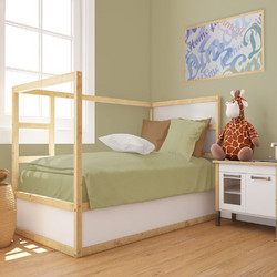 Dimcol Solid 504 Βρεφικό Πάπλωμα Κούνιας 160x120cm Πράσινο Mint