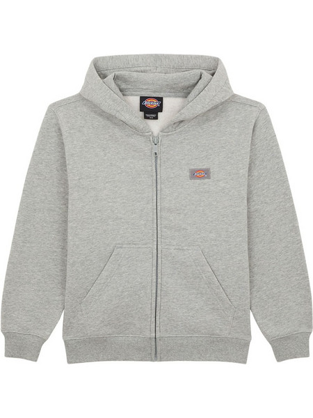 Dickies Παιδική Ζακέτα Φούτερ με Κουκούλα και Φερμουάρ Γκρι DK0A88B
