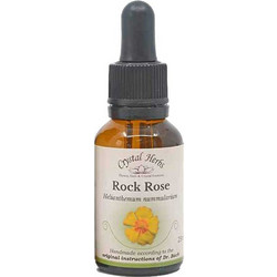 Crystal Herbs Rock Rose Ανθοΐαμα σε Σταγόνες για Φόβο 25ml