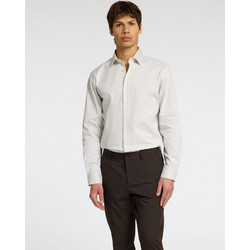 Selected Ανδρικό Πουκάμισο Βαμβακερό Μακρυμάνικο Slim Fit Μπεζ 16092939