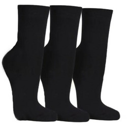 FMS Βαμβακερές Γυναικείες Κάλτσες Μαύρες 3Pack MW1-2500-022