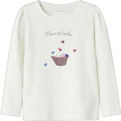 Name It Cloud Dancer Παιδικό T-Shirt Μακρυμάνικο Λευκό 13246639