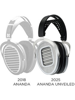 HiFiMAN ANANDA Ενσύρματα Ακουστικά Studio Ασημί