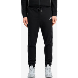 Alpha Industries Ανδρικό Παντελόνι Φόρμας με Λάστιχο Μαύρο 156374-03