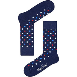 Happy Socks Dot Ανδρικές Κάλτσες Ψηλές Navy Μπλε DOT01-6001