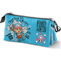 Karactermania One Piece Chopper Κασετίνα με 3 Θήκες Γαλάζια 09475