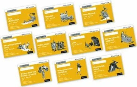 Read Write Inc. Phonics: Yellow Set 5 Core Black & White Storybooks ...