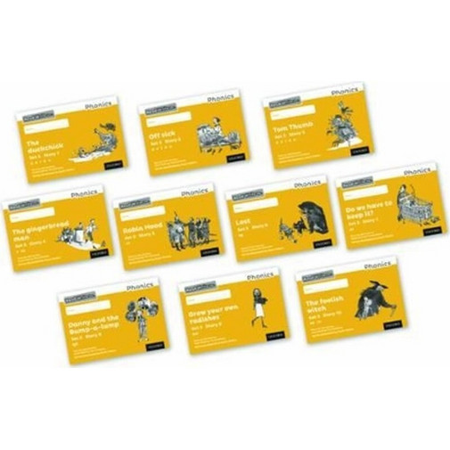 Read Write Inc. Phonics: Yellow Set 5 Core Black & White Storybooks ...