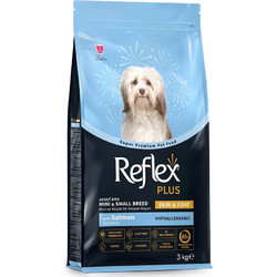 Reflex Plus Adult Mini & Small Breed Skin & Coat Hypoallergenic with Salmon 3kg