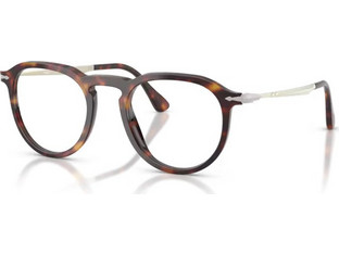 Persol PO3387V 24 Γυναικείος Σκελετός Γυαλιών Οράσεως Κοκάλινος Μεταλλικός Ασημί Καφέ