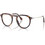 Persol PO3387V 24 Γυναικείος Σκελετός Γυαλιών Οράσεως Κοκάλινος Μεταλλικός Ασημί Καφέ