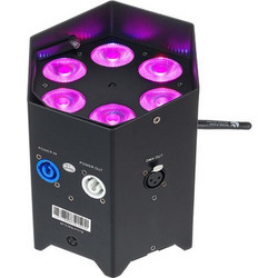 Stairville BEL6 Battery Event Light 6x15W Φωτορυθμικό Προβολέας Beam LED DMX UV / RGBWA