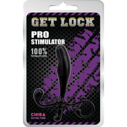 Chisa Novelties Get Lock Πρωκτική Σφήνα Ασύρματη με Δόνηση 12.5cm Μαύρη