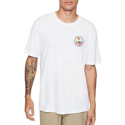 Hurley Ανδρικό Αθλητικό T-Shirt Λευκό CZ6041-H100