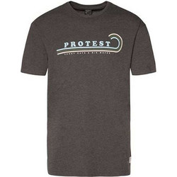 Protest Ανδρικό Αθλητικό T-Shirt Ανθρακί 1713411-899