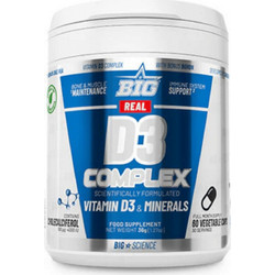 Big Supplements Real D3 Complex 60 Κάψουλες